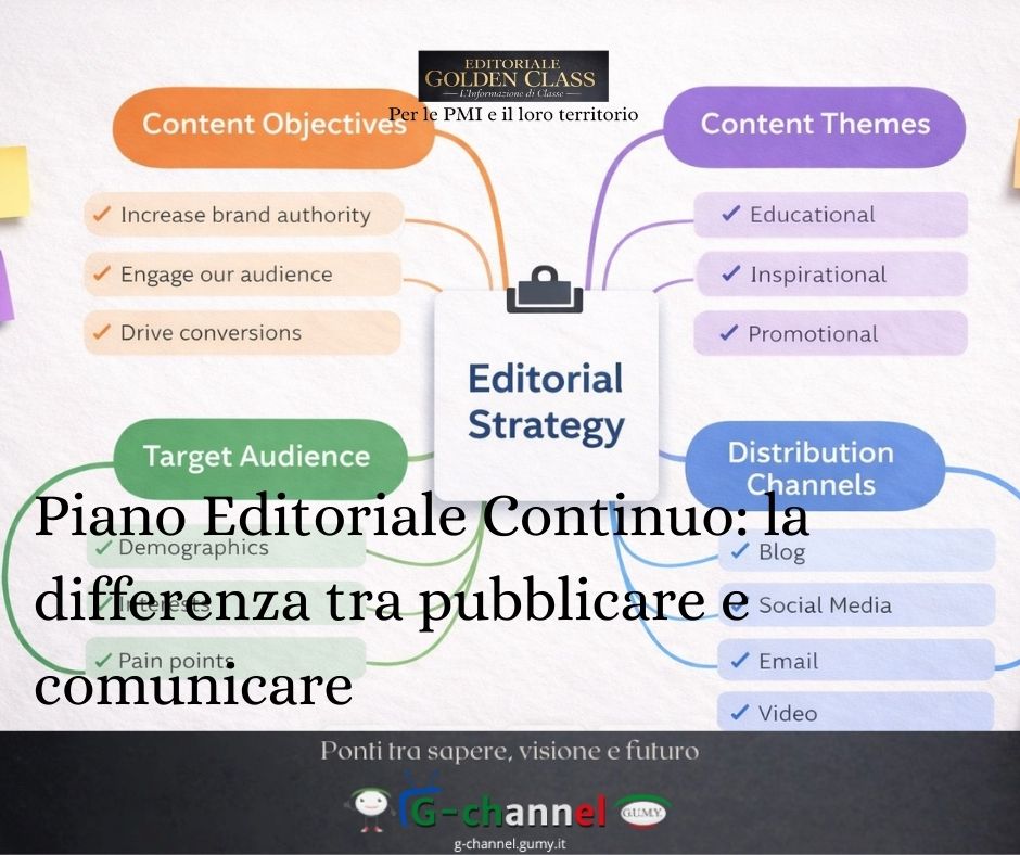 Piano Editoriale Continuo: la differenza tra pubblicare e comunicare