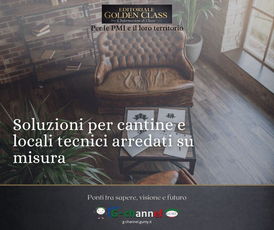 Soluzioni per cantine e locali tecnici arredati su misura