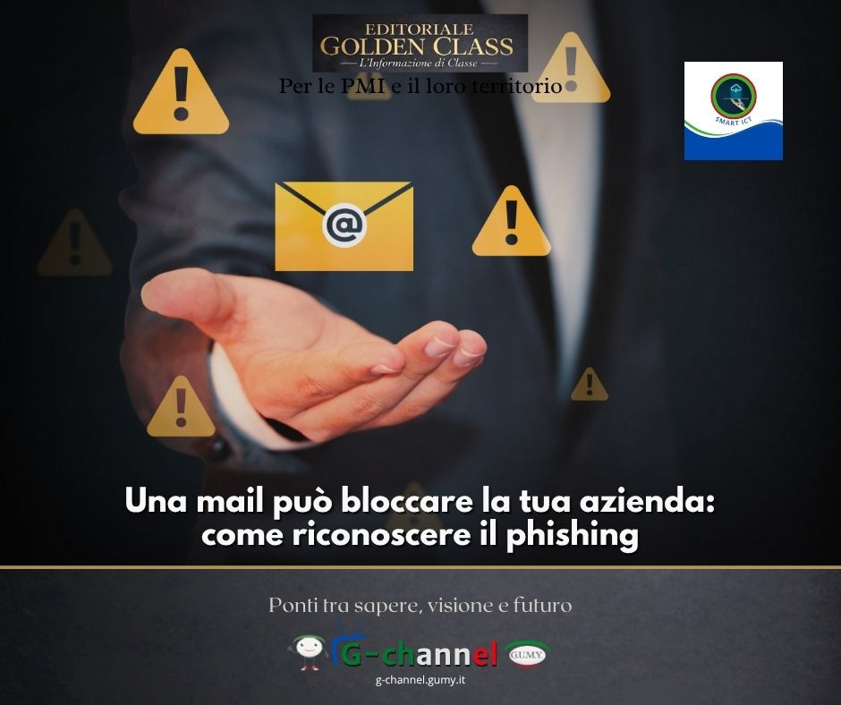 Una mail può bloccare la tua azienda: come riconoscere il phishing