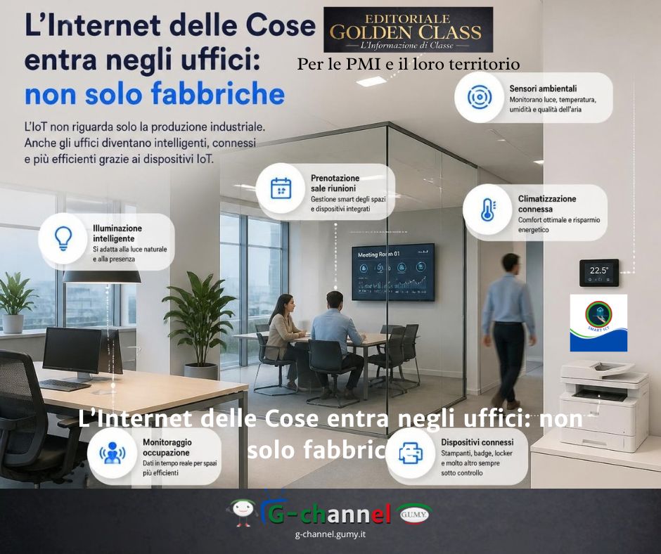 L’Internet delle Cose entra negli uffici: non solo fabbriche