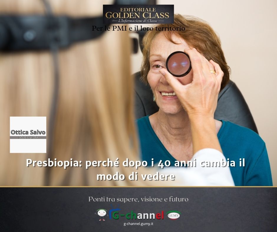 Presbiopia: perché dopo i 40 anni cambia il modo di vedere