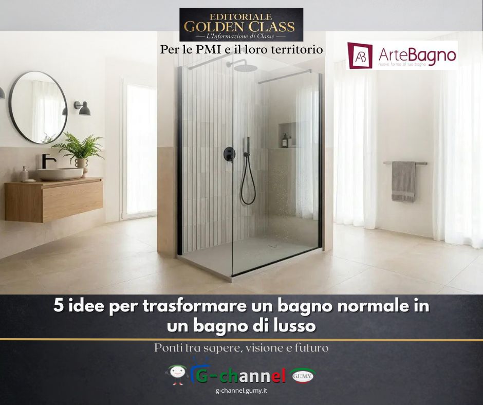 5 idee per trasformare un bagno normale in un bagno di lusso