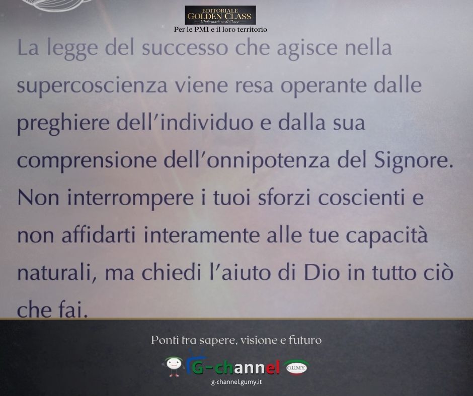 Le Pillole del Dott. Mazzanobile: affidarsi alla preghiera