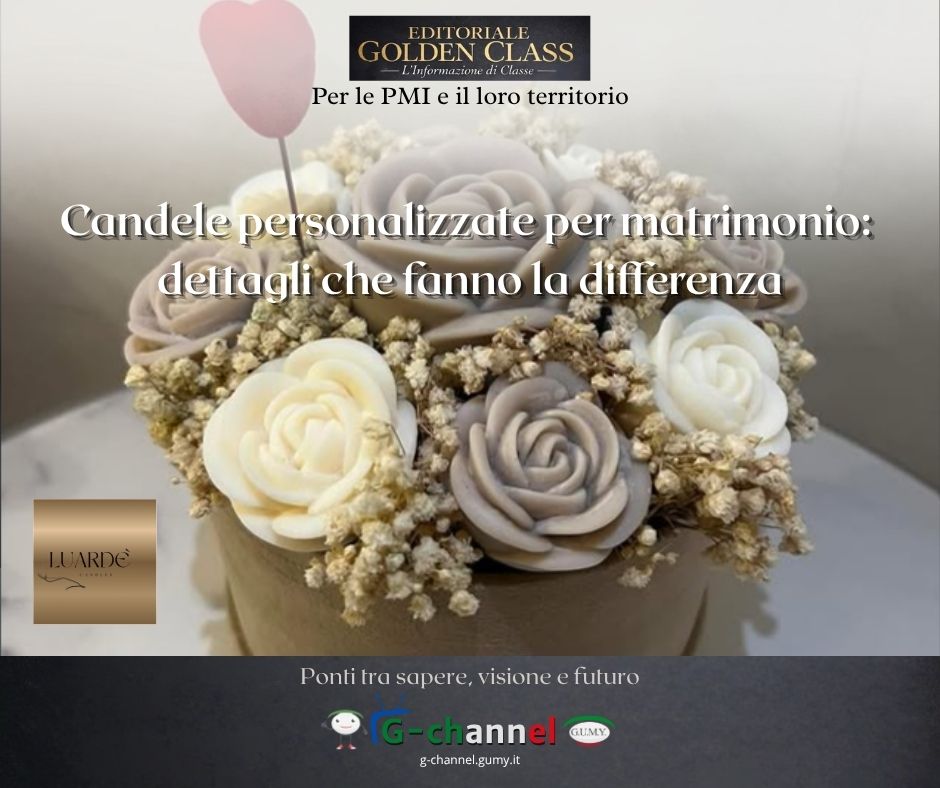 Candele personalizzate per matrimonio: dettagli che fanno la differenza