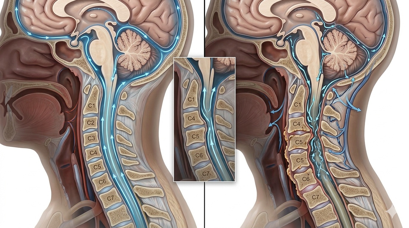 Liquido cerebrospinale: perché la cervicale ne influenza il flusso