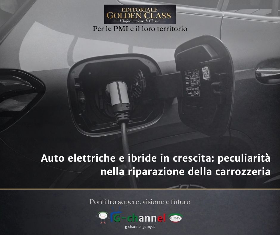 Auto elettriche e ibride in crescita: peculiarità nella riparazione della carrozzeria