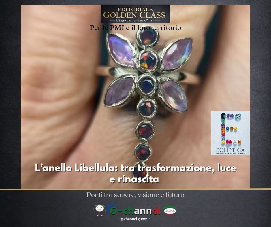 L’anello Libellula: tra trasformazione, luce e rinascita