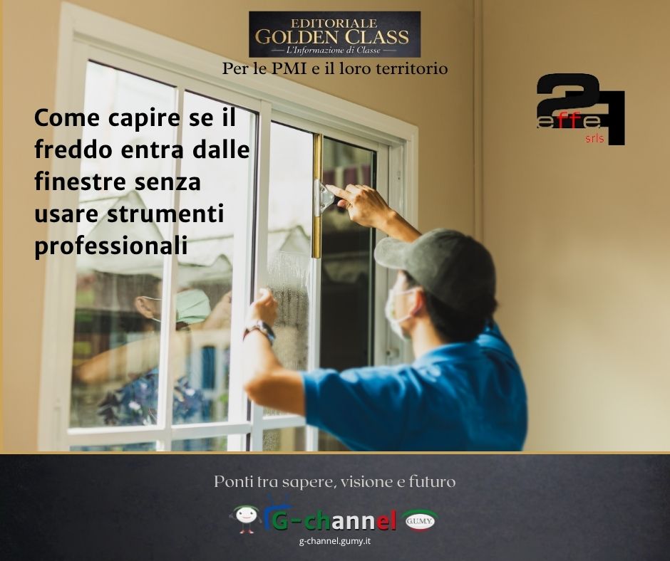 Come capire se il freddo entra dalle finestre senza usare strumenti professionali