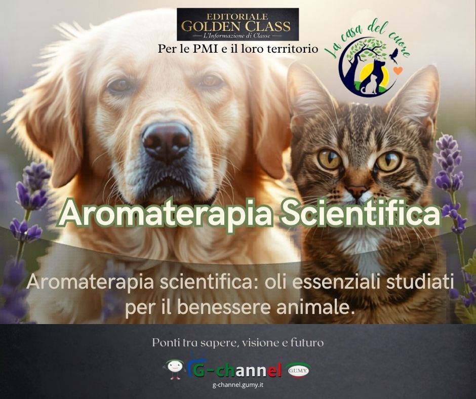 Aromaterapia scientifica: oli essenziali studiati per il benessere animale