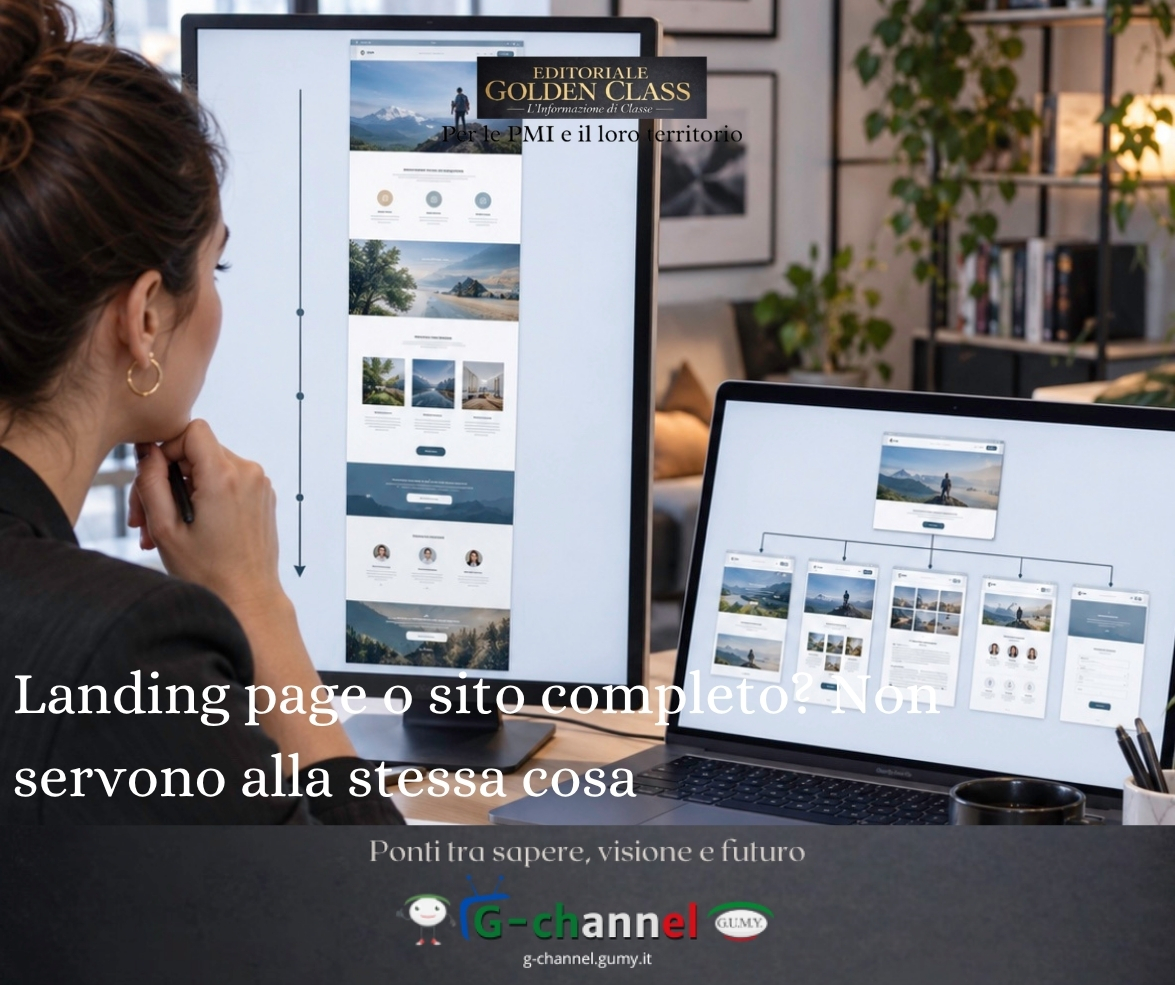 Landing page o sito web? Quale scegliere per la tua azienda