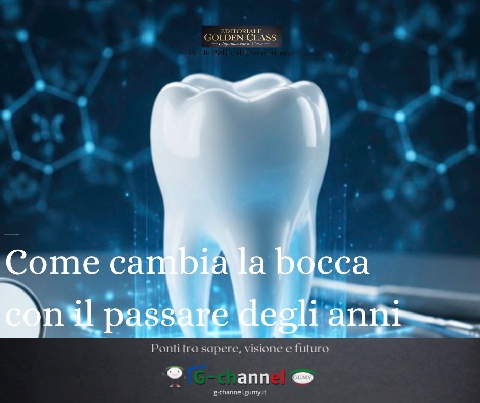 Come cambia la bocca con il passare degli anni