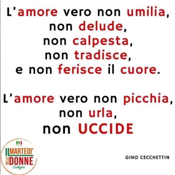 25 novembre giornata internazionale contro la violenza sulle donne