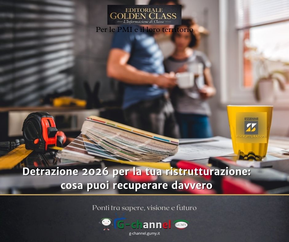 Detrazione 2026 per la tua ristrutturazione: cosa puoi recuperare davvero