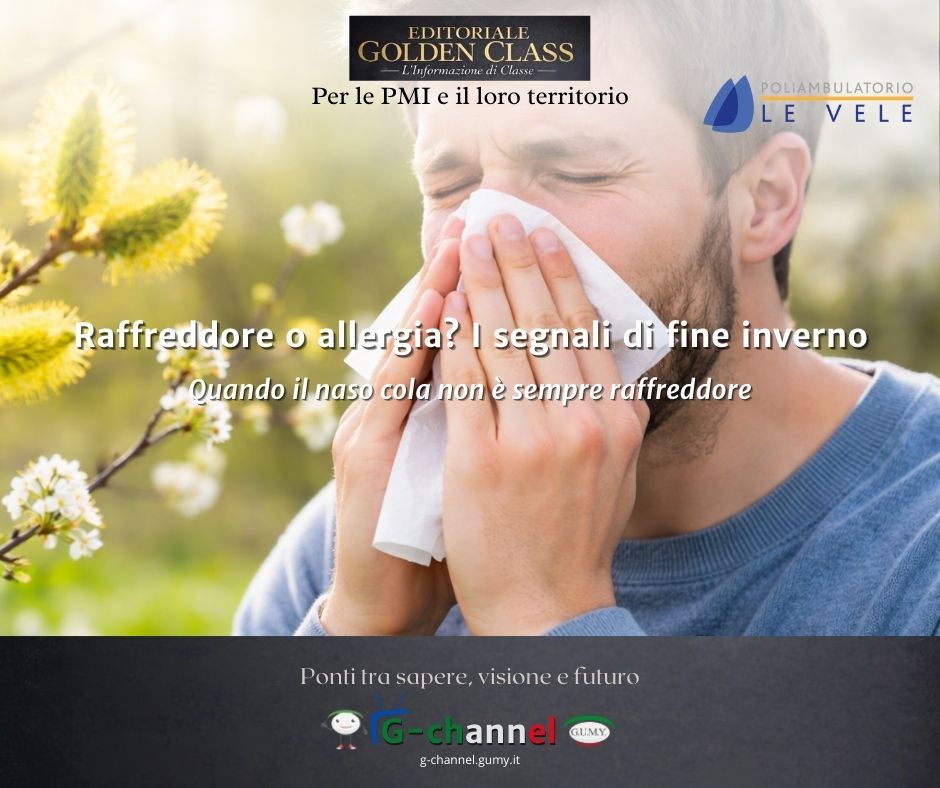 Raffreddore o allergia? I segnali di fine inverno