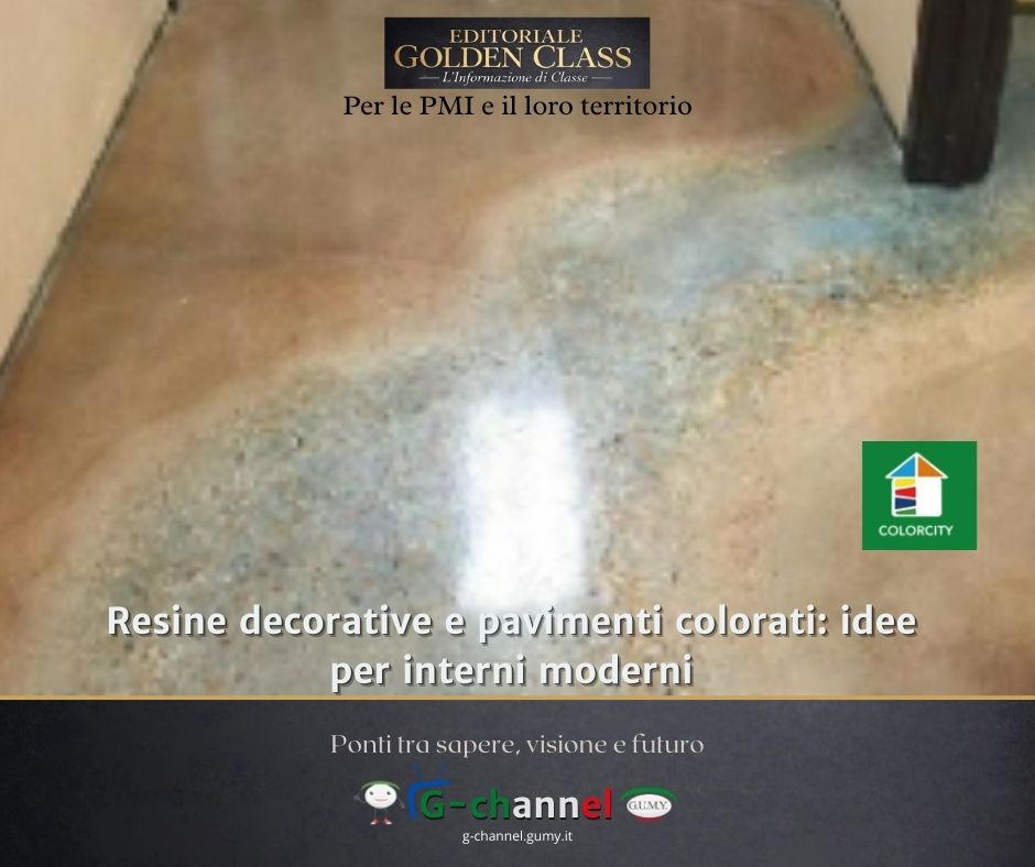 Resine decorative e pavimenti colorati: idee per interni moderni