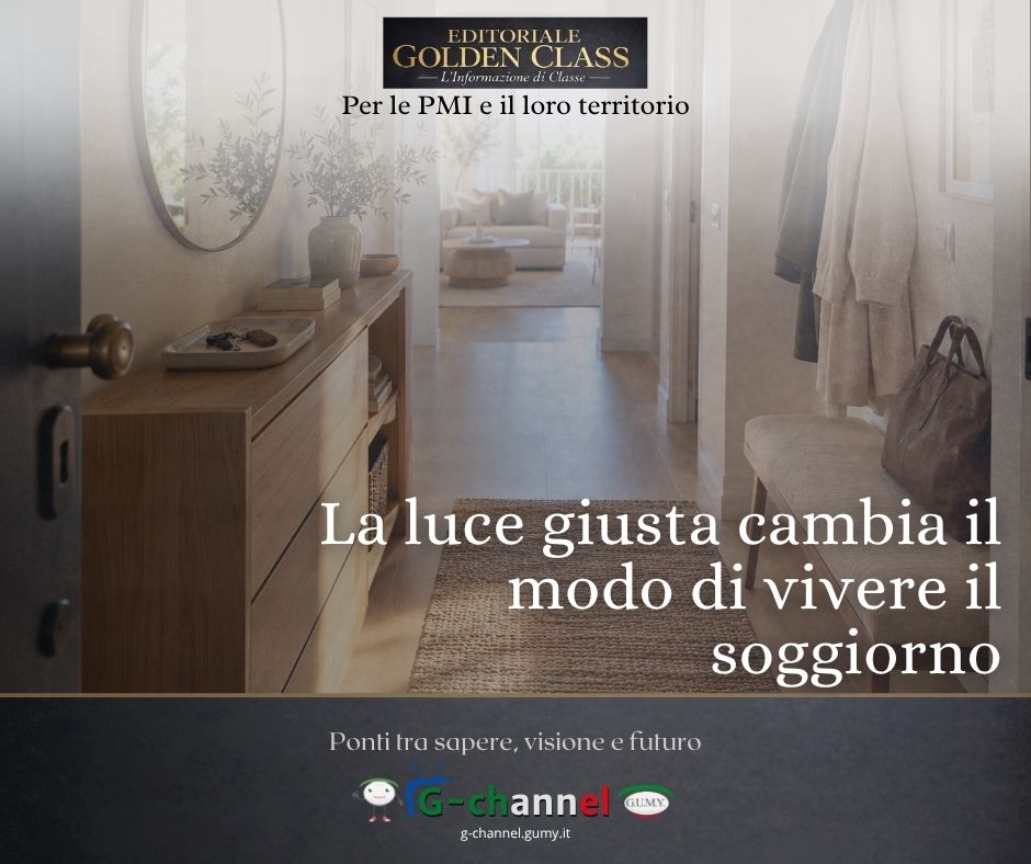 La luce giusta cambia il modo di vivere il soggiorno