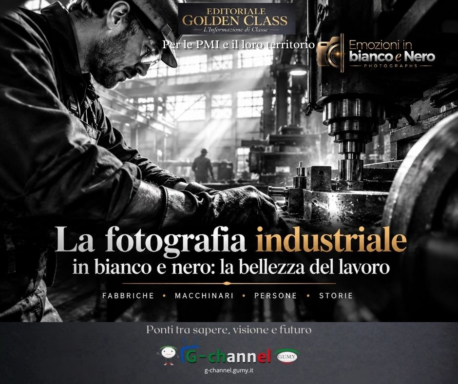 Fotografia industriale in bianco e nero: la bellezza del lavoro