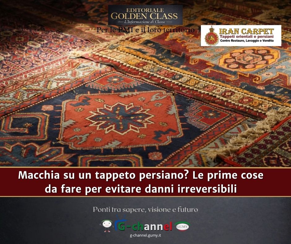 Macchia su un tappeto persiano? Le prime cose da fare per evitare danni irreversibili