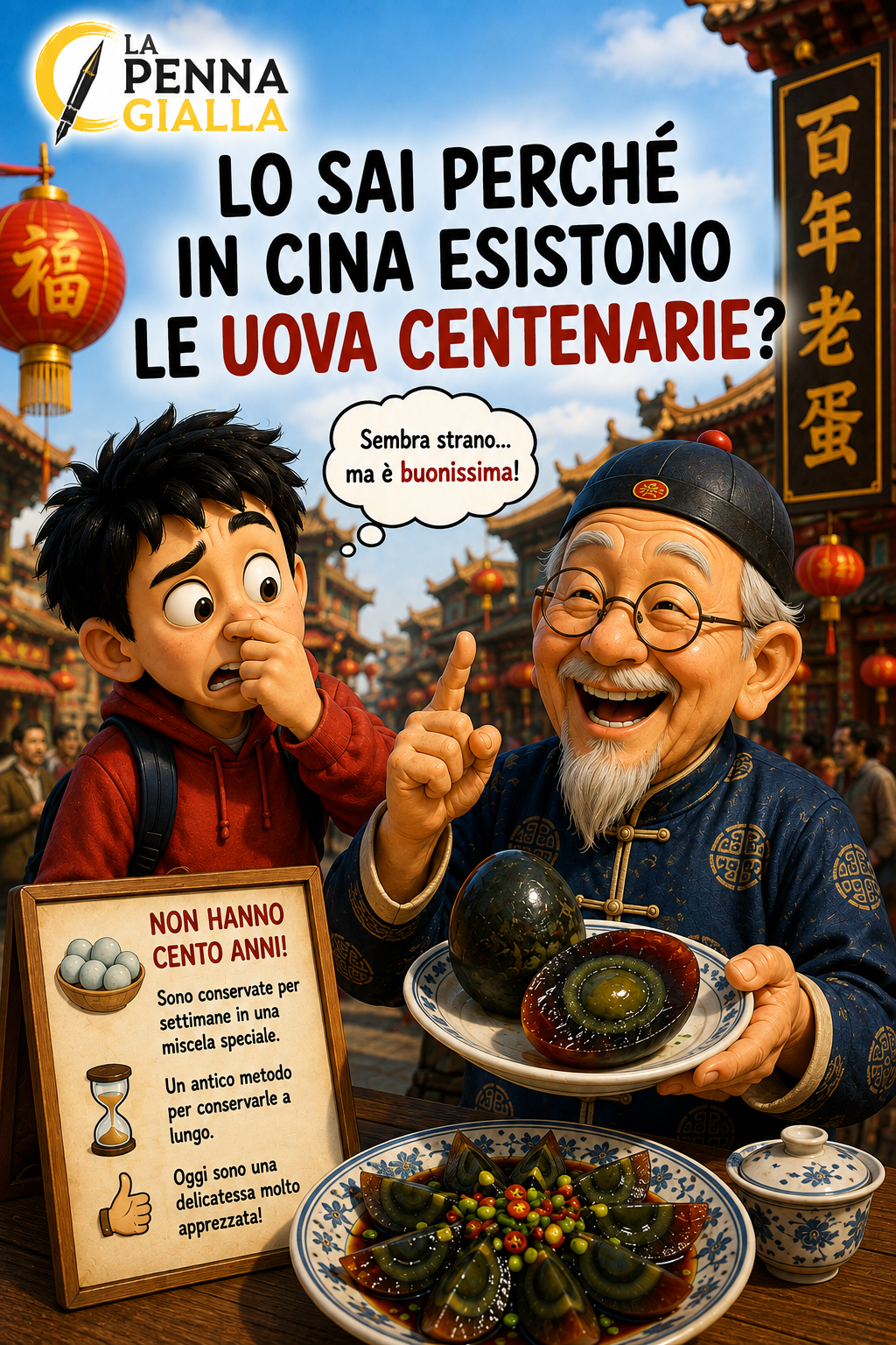 LO SAI PERCHÉ IN CINA ESISTONO LE UOVA CENTENARIE?