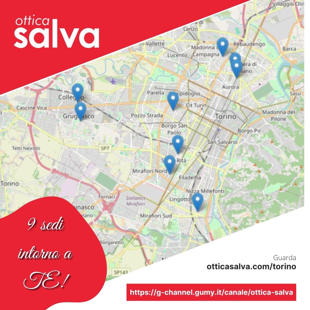 Ottica Salva: una rete di fiducia per la tua vista, con 9 sedi attive sul territorio Ottica Salva: una rete di fiducia per la tua vista, con 9 sedi attive sul territorio