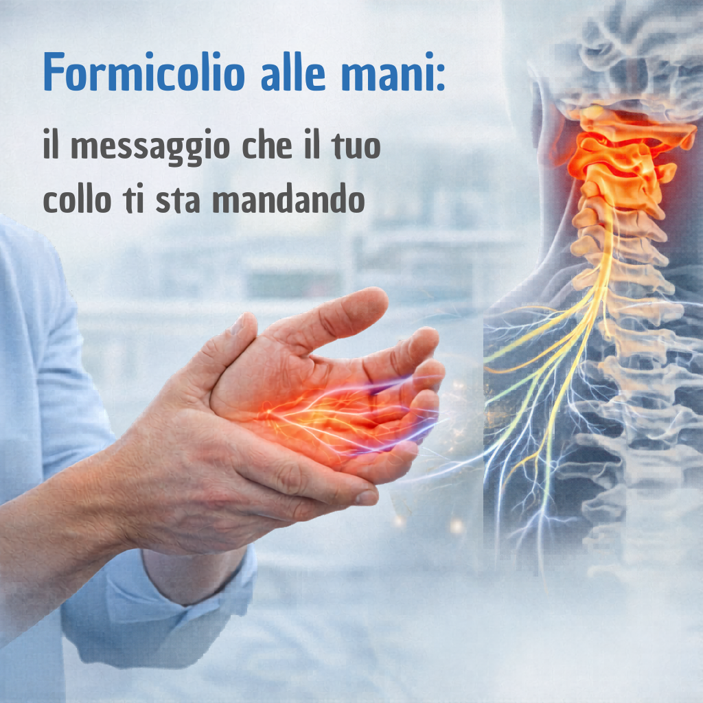Formicolio alle mani: il messaggio che il tuo collo ti sta mandando