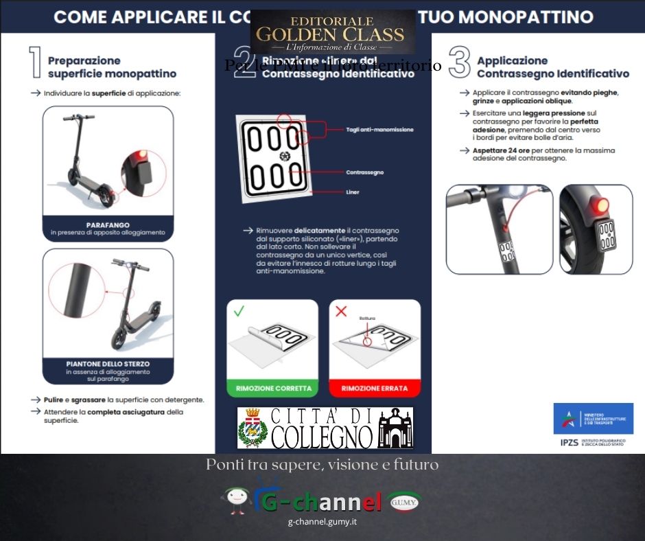 Monopattini elettrici: targatura e RC obbligatoria