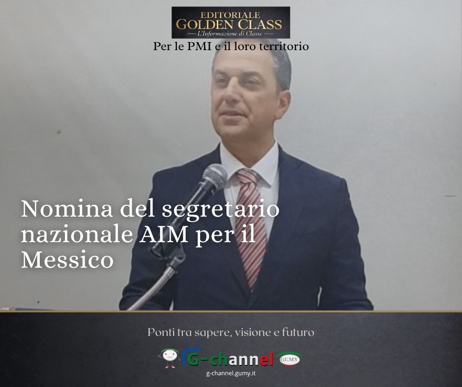 Tony Catino nominato Segretario Nazionale AIM per il Messico