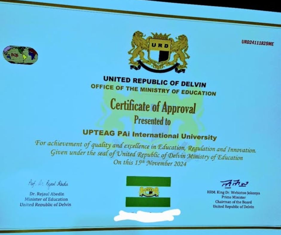 La United Republic of Delvin premia l’eccellenza del P.A.I.