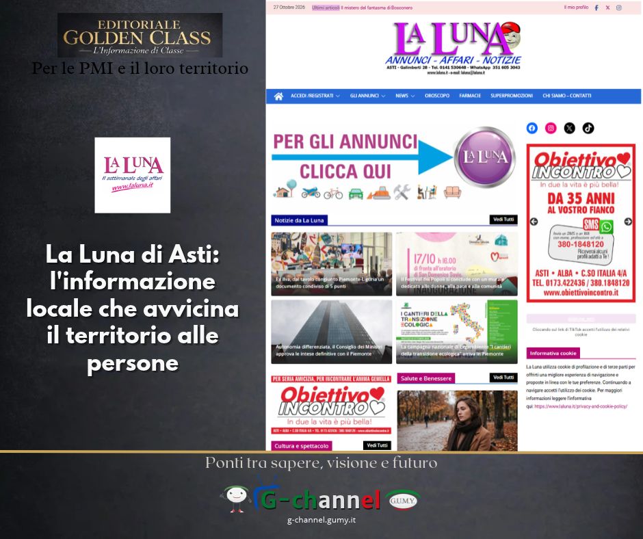 La Luna di Asti: l'informazione locale che avvicina il territorio alle persone