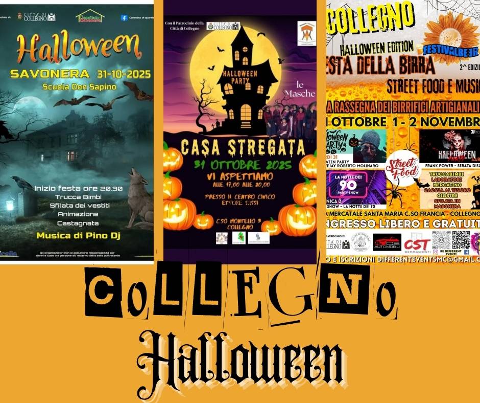 HALLOWEEN A COLLEGNO: TRE GIORNI DI FESTA, GUSTO E COMUNITÀ 