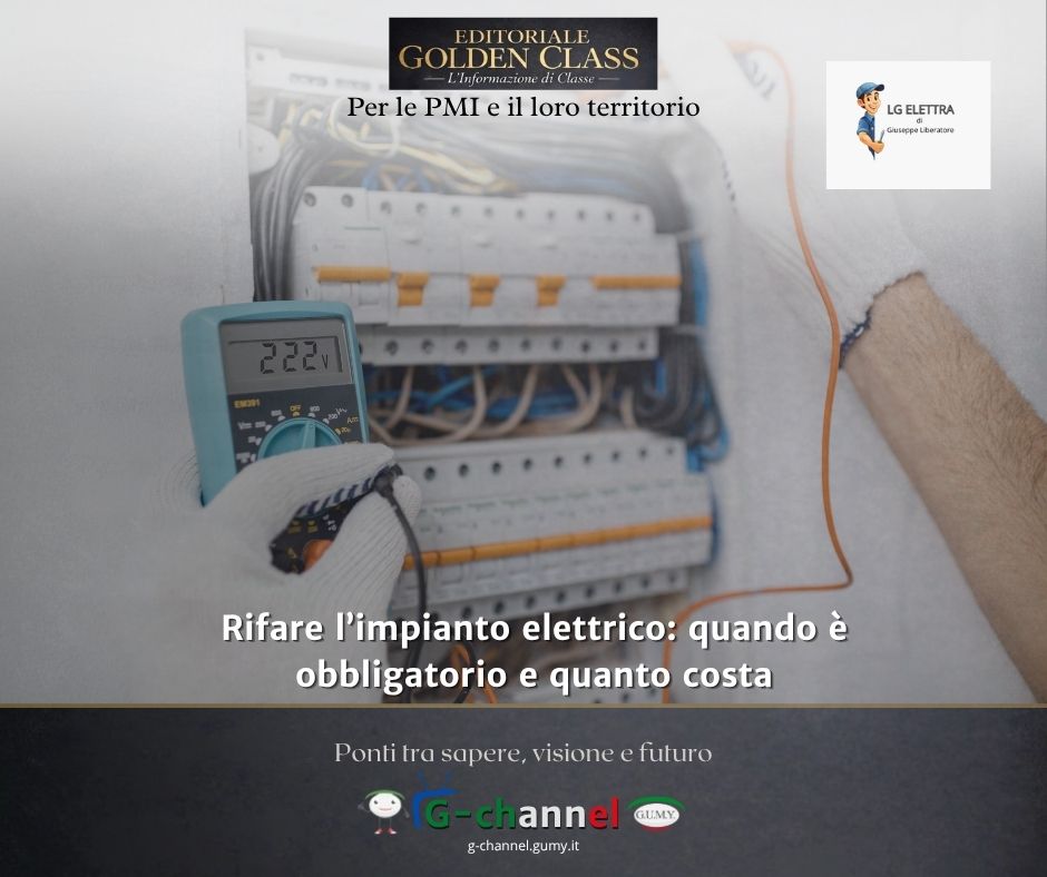Rifare l’impianto elettrico: quando è obbligatorio e quanto costa
