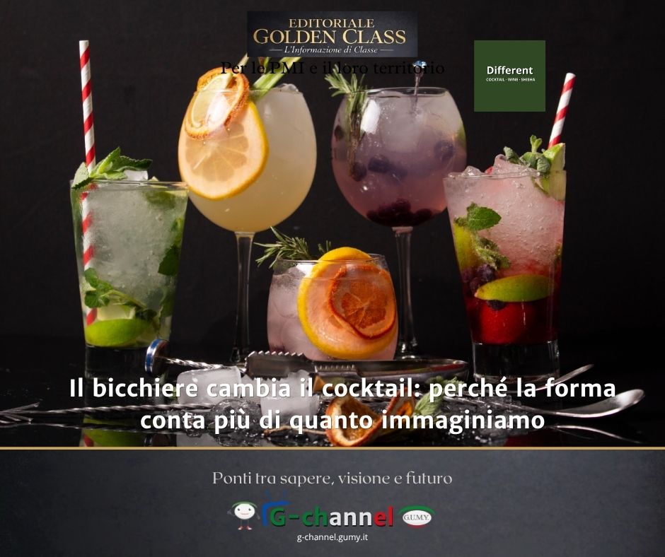 Il bicchiere cambia il cocktail: perché la forma conta più di quanto immaginiamo