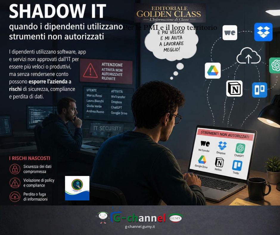 Shadow IT: quando i dipendenti utilizzano strumenti non autorizzati