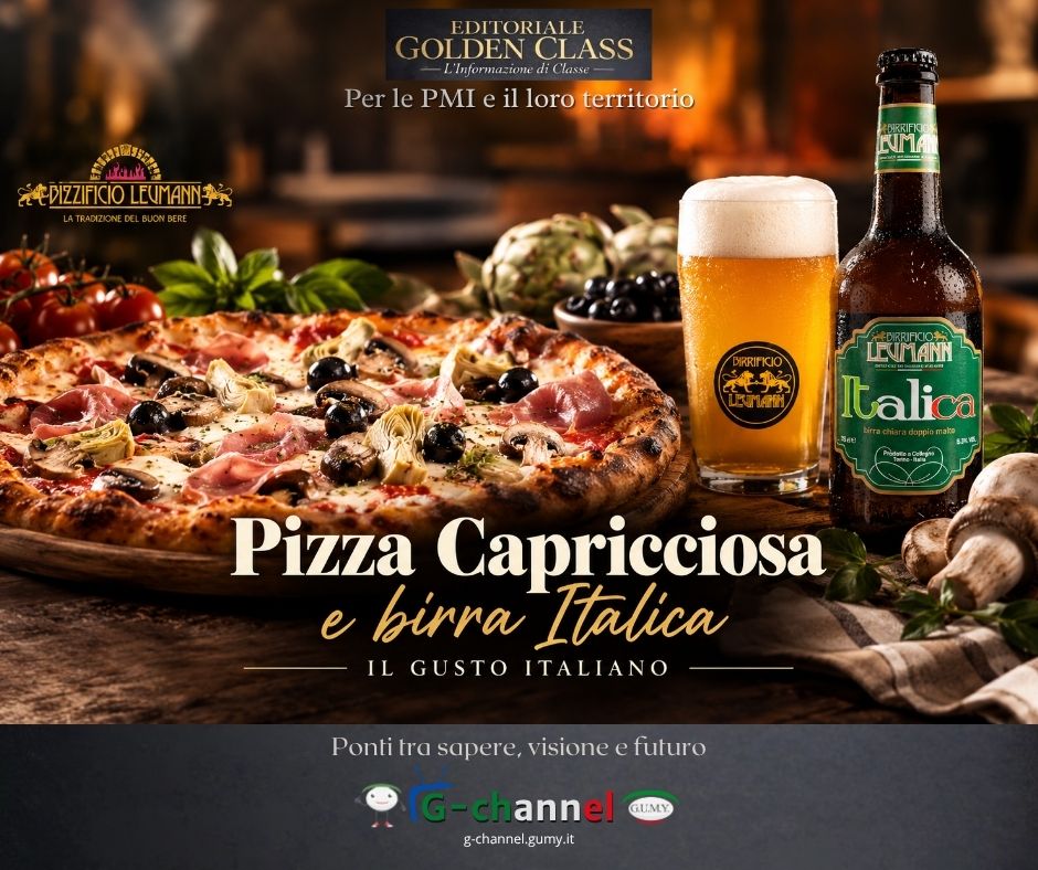 Pizza Capricciosa e birra Italica: il gusto italiano