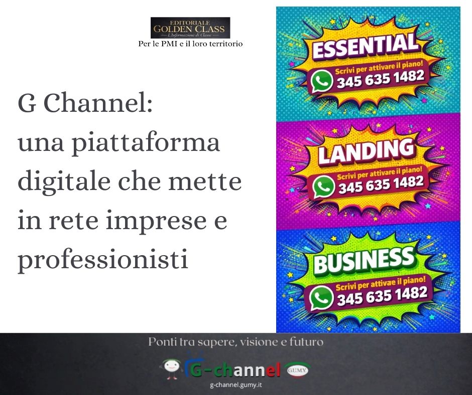 G Channel: una piattaforma digitale che mette in rete imprese e professionisti