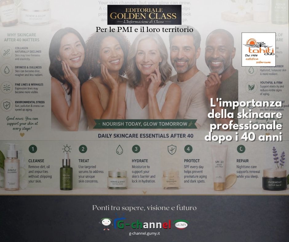L'importanza della skincare professionale dopo i 40 anni