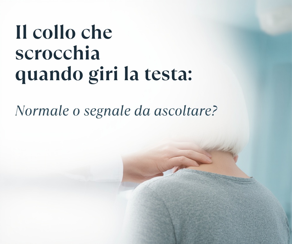 Il collo che scrocchia quando giri la testa: normale o segnale da ascoltare?