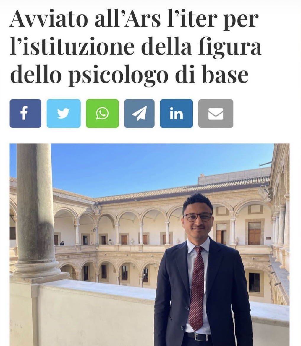 Psicologo di base: proposta di legge in Sicilia