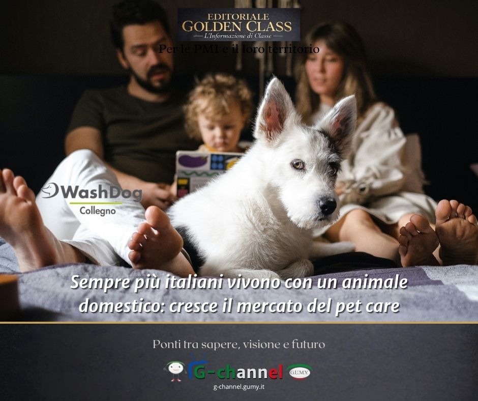 Sempre più italiani vivono con un animale domestico: cresce il mercato del pet care