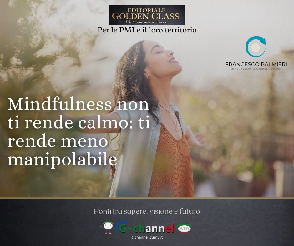 Mindfulness non ti rende calmo: ti rende meno manipolabile