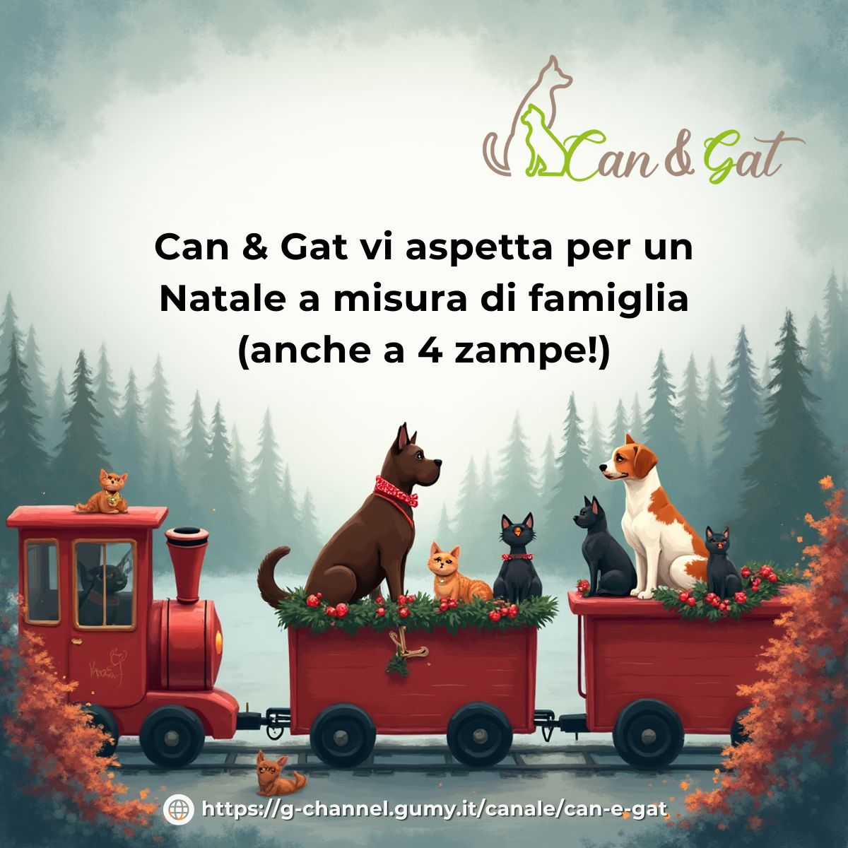 Vi aspettiamo per un Natale a misura di famiglia, anche a 4 zampe!