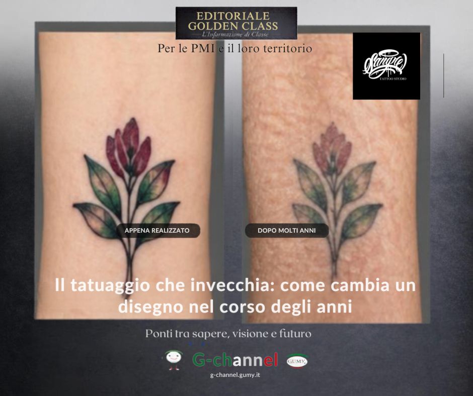 Il tatuaggio che invecchia: come cambia un disegno nel corso degli anni