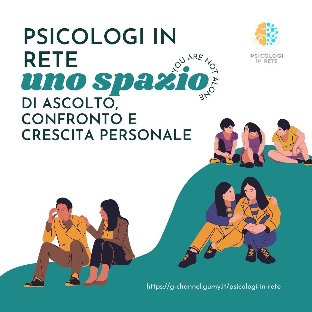 Psicologi in rete: uno spazio di ascolto, confronto e crescita personale Psicologi in rete: uno spazio di ascolto, confronto e crescita personale