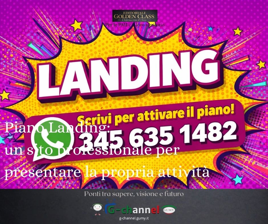 Piano Landing: un sito professionale per presentare la propria attività