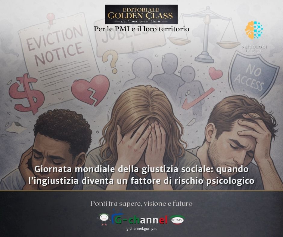Giornata mondiale della giustizia sociale: quando l’ingiustizia diventa un fattore di rischio psicologico