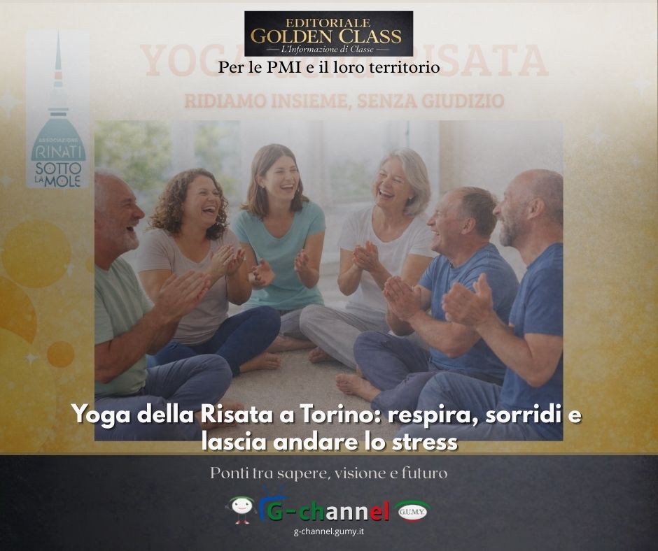 Yoga della Risata a Torino: respira, sorridi e lascia andare lo stress