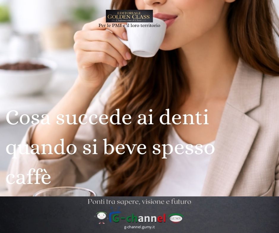 Cosa succede ai denti quando si beve spesso caffè