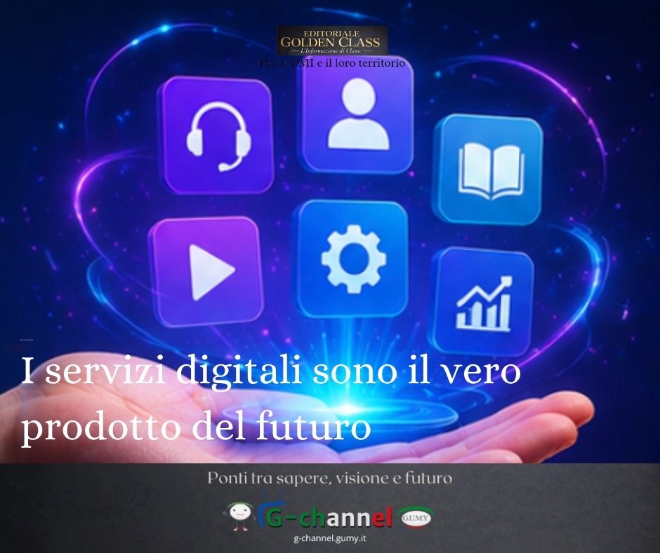 I servizi digitali sono il vero prodotto del futuro