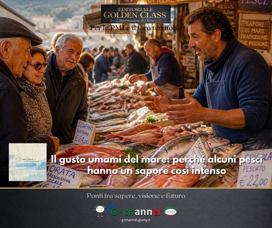 Il gusto umami del mare: perché alcuni pesci hanno un sapore così intenso