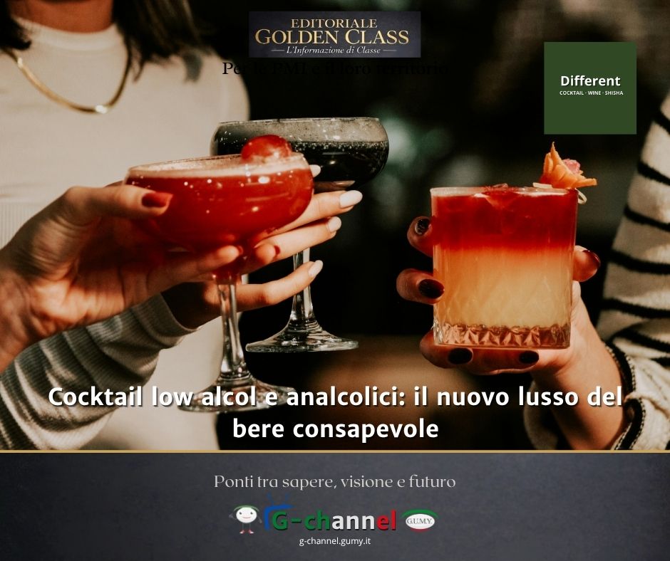 Cocktail low alcol e analcolici: il nuovo lusso del bere consapevole